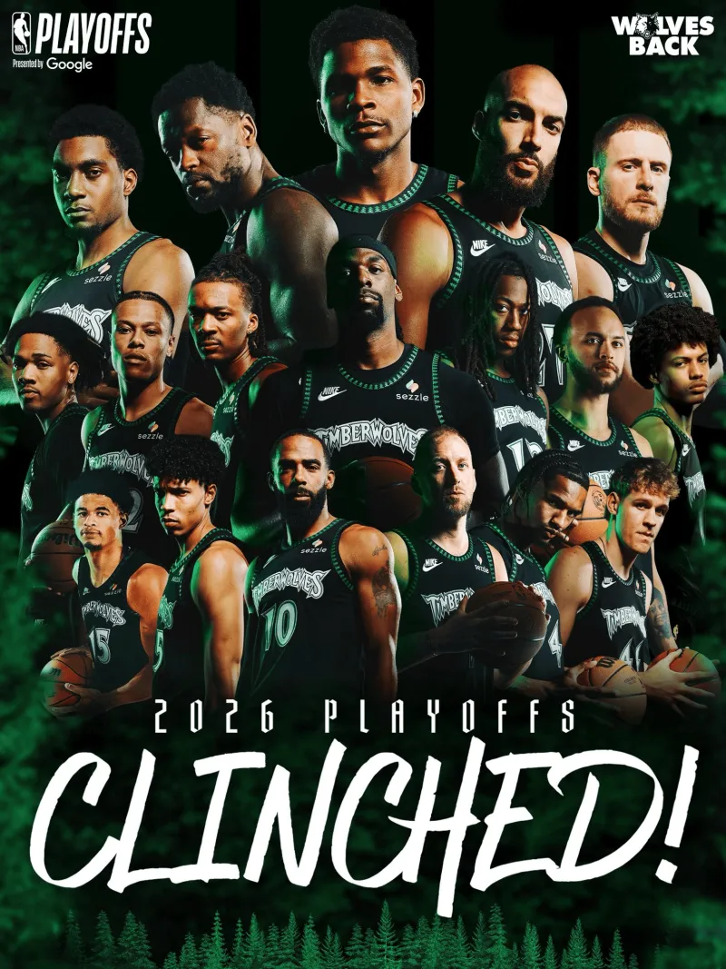 PG电子官方-森林狼连续5年打进季后赛，此前17年期间仅17-18打进季后赛